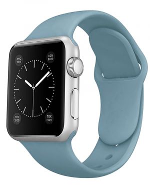 Pasek Silikon LEVCORP Apple Watch 38/40/41 klasyk Kaktus