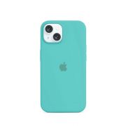 Etui LEVCORP do Apple iPhone 13 Silicone Akwamaryna