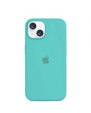 Etui LEVCORP do Apple iPhone 13 Silicone Akwamaryna