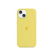 Etui LEVCORP do Apple iPhone 15 Silicone Cytrynowy żółty