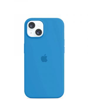 Etui LEVCORP do Apple iPhone 13 Silicone Jezioro błękitne