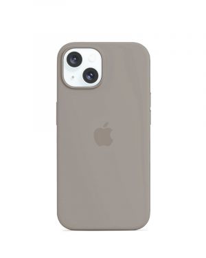 Etui LEVCORP do Apple iPhone 14 Silicone Kamień szary