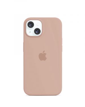 Etui LEVCORP do Apple iPhone 14 Silicone Kredowo różowy