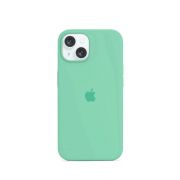 Etui LEVCORP do Apple iPhone 15 Silicone Mięta zielona