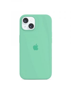 Etui LEVCORP do Apple iPhone 13 Silicone Mięta zielona