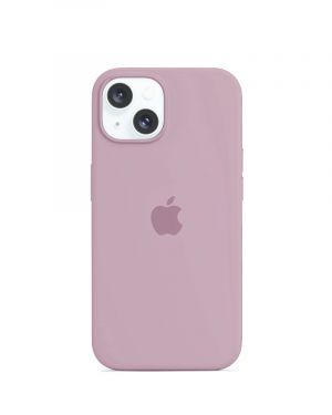 Etui LEVCORP do Apple iPhone 14 Silicone Różowa pudra