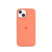 Etui LEVCORP do Apple iPhone 15 Silicone Świeży pomarańczowy