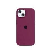 Etui LEVCORP do Apple iPhone 15 Silicone Dojrzała wiśnia