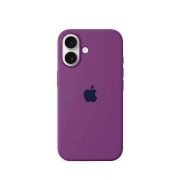 Etui LEVCORP do Apple iPhone 16 Silicone Bogaty fiolet