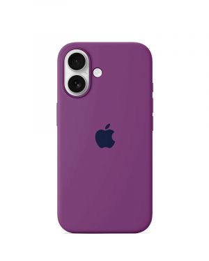 Etui LEVCORP do Apple iPhone 16 Silicone Bogaty fiolet
