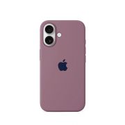 Etui LEVCORP do Apple iPhone 16 Silicone Czarna porzeczka