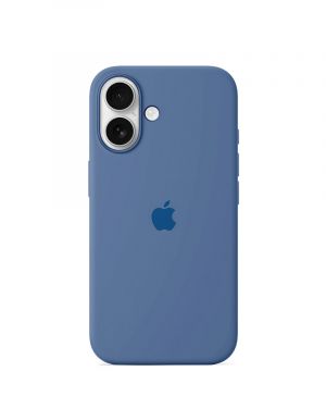 Etui LEVCORP do Apple iPhone 16 Silicone Dżinsowy