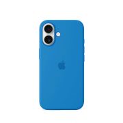 Etui LEVCORP do Apple iPhone 16 Silicone Jezioro błękitne