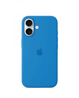 Etui LEVCORP do Apple iPhone 16 Silicone Jezioro błękitne