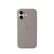 Etui LEVCORP do Apple iPhone 16 Silicone Kamień szary