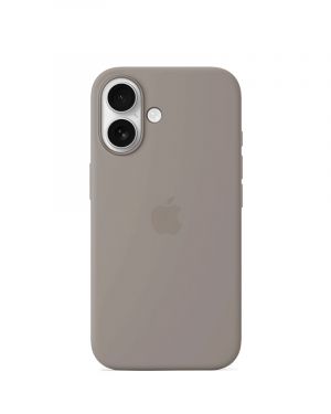 Etui LEVCORP do Apple iPhone 16 Silicone Kamień szary