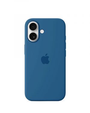 Etui LEVCORP do Apple iPhone 16 Silicone Kobaltowy błękit