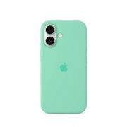 Etui LEVCORP do Apple iPhone 16 Silicone Mięta zielona