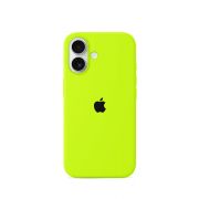 Etui LEVCORP do Apple iPhone 16 Silicone Neonowa zieleń