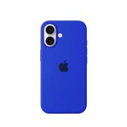 Etui LEVCORP do Apple iPhone 16 Silicone Błękit Paryża