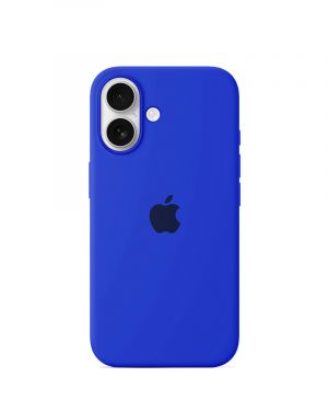 Etui LEVCORP do Apple iPhone 16 Silicone Błękit Paryża