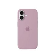 Etui LEVCORP do Apple iPhone 16 Silicone Różowa pudra