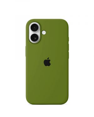 Etui LEVCORP do Apple iPhone 16 Silicone Sosnowy las