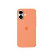 Etui LEVCORP do Apple iPhone 16 Silicone Świeży pomarańczowy