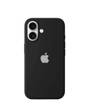 Etui LEVCORP do Apple iPhone 16 Silicone Tradycyjny czarny