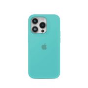 Etui LEVCORP do Apple iPhone 12 / 12 Pro Silicone Akwamaryna