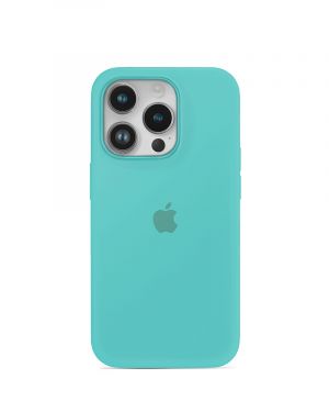 Etui LEVCORP do Apple iPhone 12 / 12 Pro Silicone Akwamaryna