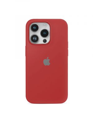 Etui LEVCORP do Apple iPhone 16 Pro Silicone Czerwony chiński