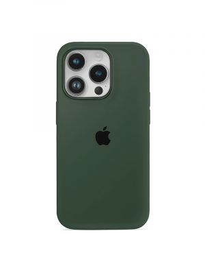 Etui LEVCORP do Apple iPhone 16 Pro Silicone Ciemna Zieleń