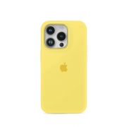 Etui LEVCORP do Apple iPhone 12 / 12 Pro Silicone Cytrynowy żółty