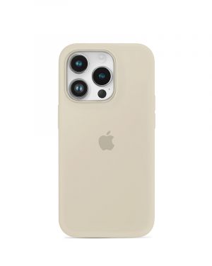 Etui LEVCORP do Apple iPhone 16 Pro Max Silicone Jasny Beż