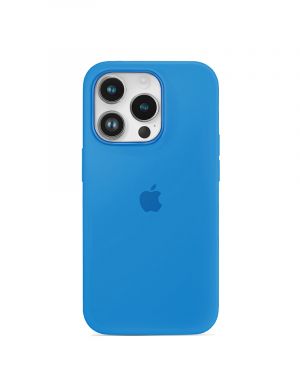 Etui LEVCORP do Apple iPhone 15 Pro Max Silicone Jezioro błękitne