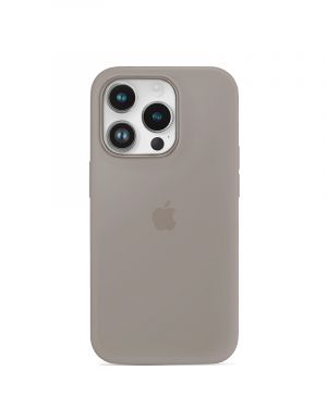 Etui LEVCORP do Apple iPhone 13 Pro Max Silicone Kamień szary