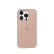 Etui LEVCORP do Apple iPhone 15 Pro Max Silicone Kredowo różowy