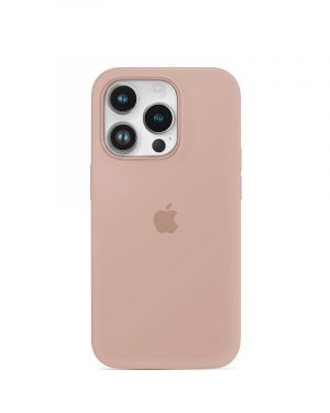 Etui LEVCORP do Apple iPhone 15 Pro Max Silicone Kredowo różowy
