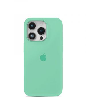 Etui LEVCORP do Apple iPhone 13 Pro Silicone Mięta zielona