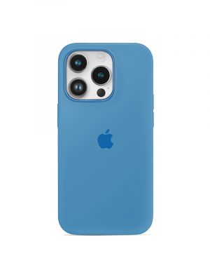 Etui LEVCORP do Apple iPhone 14 Pro Silicone Czyste morze