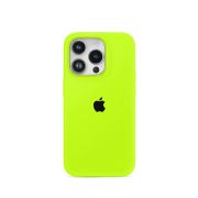 Etui LEVCORP do Apple iPhone 16 Pro Silicone Neonowa zieleń