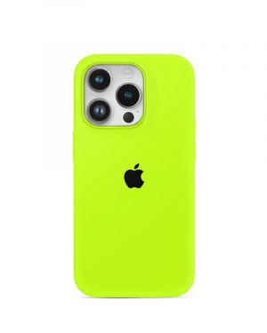 Etui LEVCORP do Apple iPhone 14 Pro Silicone Neonowa zieleń