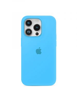 Etui LEVCORP do Apple iPhone 12 / 12 Pro Silicone Błękit nieba