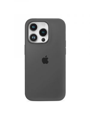 Etui LEVCORP do Apple iPhone 12 / 12 Pro Silicone Szary węgiel