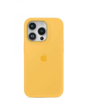 Etui LEVCORP do Apple iPhone 14 Pro Silicone Słoneczny żółty