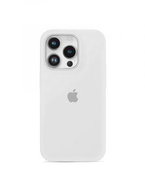 Etui LEVCORP do Apple iPhone 16 Pro Silicone Śnieżnobiały