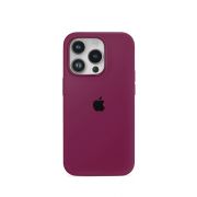 Etui LEVCORP do Apple iPhone 12 / 12 Pro Silicone Dojrzała wiśnia