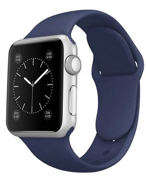 Pasek Silikon LEVCORP Apple Watch 38/40/41 klasyk Ocean arktyczny