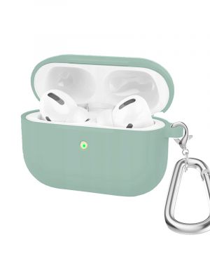 Etui LEVCORP do Apple AirPods Pro 2 Silicone z  klapką Delikatna mięta